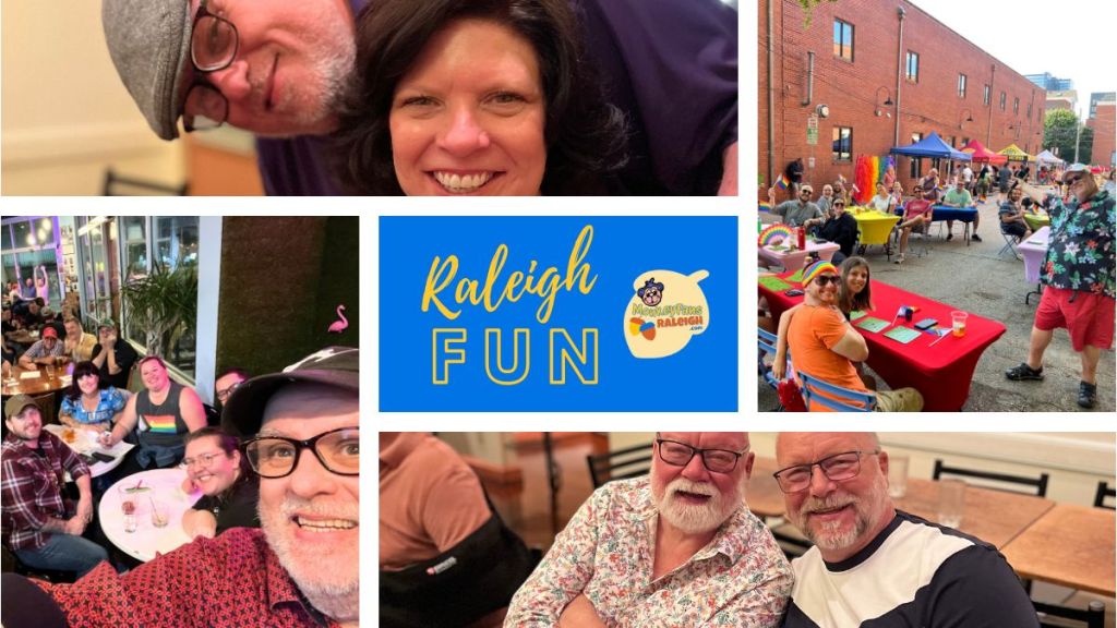 Collage of MonkeyFans Raleigh community events, pop-ups, and gatherings showing people connecting, shopping local, and celebrating creativity across Raleigh.